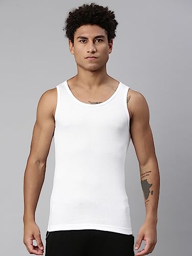 Levi's Men's Cotton Rib Vest - White - Image 2