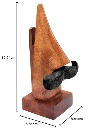 Craftland Rosewood Wooden Eyeglass Holder - Brown - Image 2