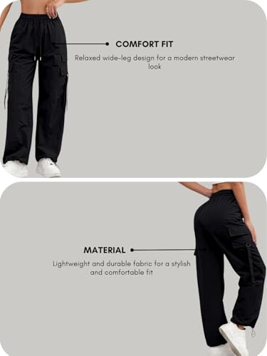 Leriya Fashion High Waist Cargo Trousers for Women - Image 4