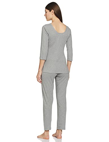 Amazon Women Casual Slim Thermal Set - Light Grey - Image 2