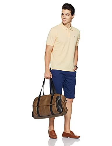 Allen Solly Men Beige Melange Polo Shirt - Image 5