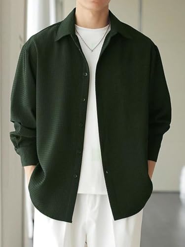 Leriya Fashion Men's Formal Button Down Shirt - Image 2