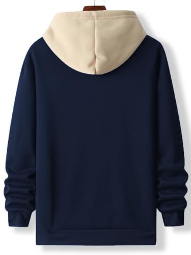 TAGDO Men's Navy Blue Cartoon Print Hoodie - Image 2