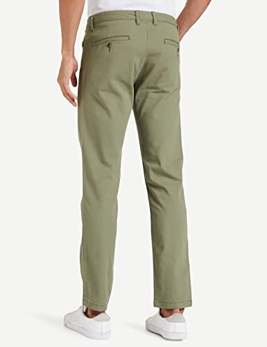 Symbol Men Slim Casual Trousers - Light Olive - Image 2
