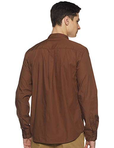 Symbol by GarbGlide Men's Brown Cotton Shirt - Image 2