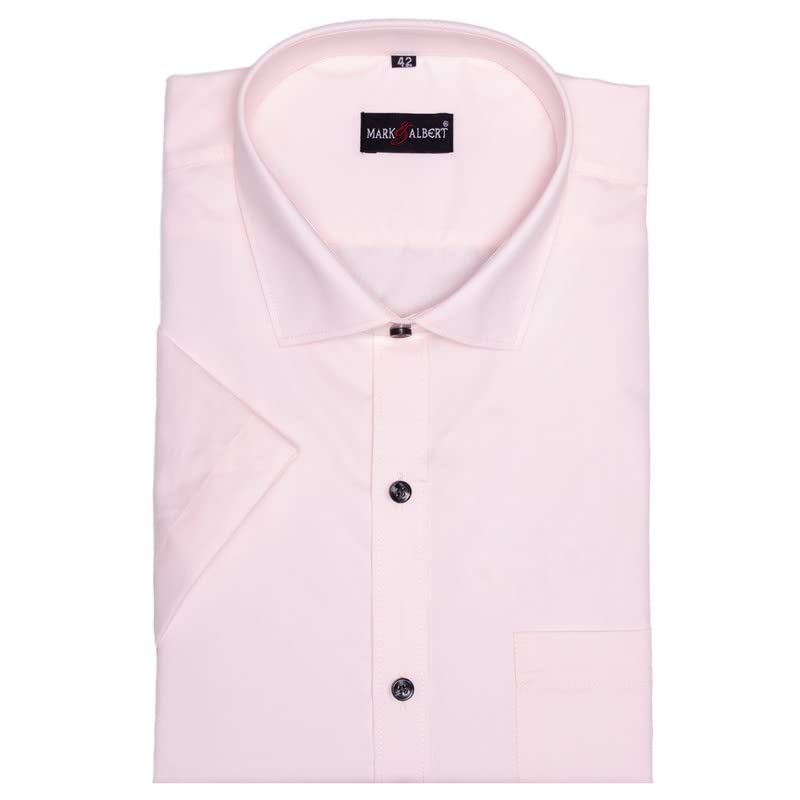 MARK & ALBERT Men's Formal Shirt - Pink