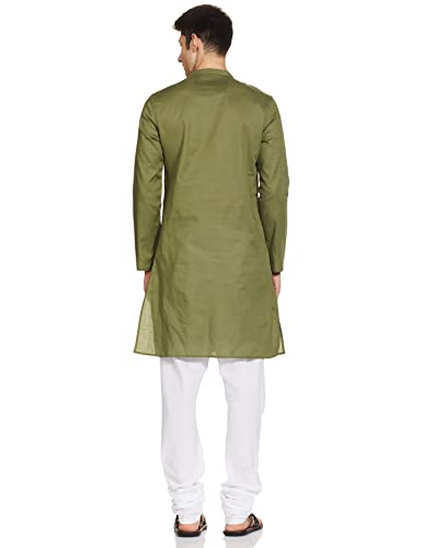 Symbol Men Kurta Sets - Olive - Image 2
