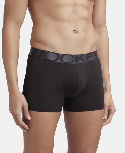 Jockey Men's Brown Tactel Trunk - Image 2