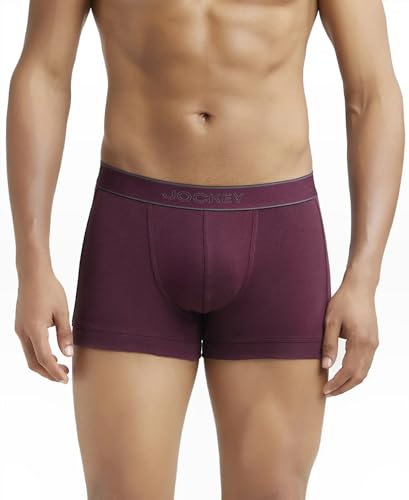 Jockey Men's Cotton Rib Solid Trunk - Image 2