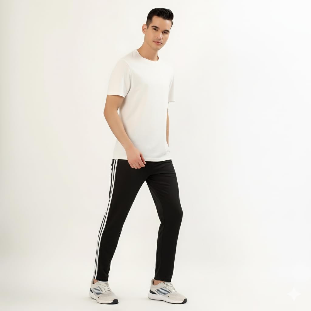 NS Lower 3Stripe Men's Athletic Track Pants - Image 4