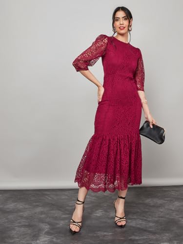 Styli Women's Polyester Bodycon Dress - Pink - Image 2