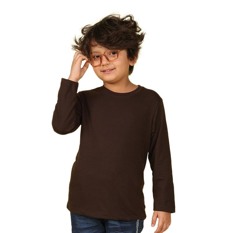 Nusyl Boys Cotton T-Shirt - Brown