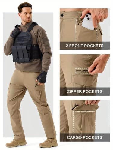 TOPLOT Men's Cargo Pants - Gold - Image 2