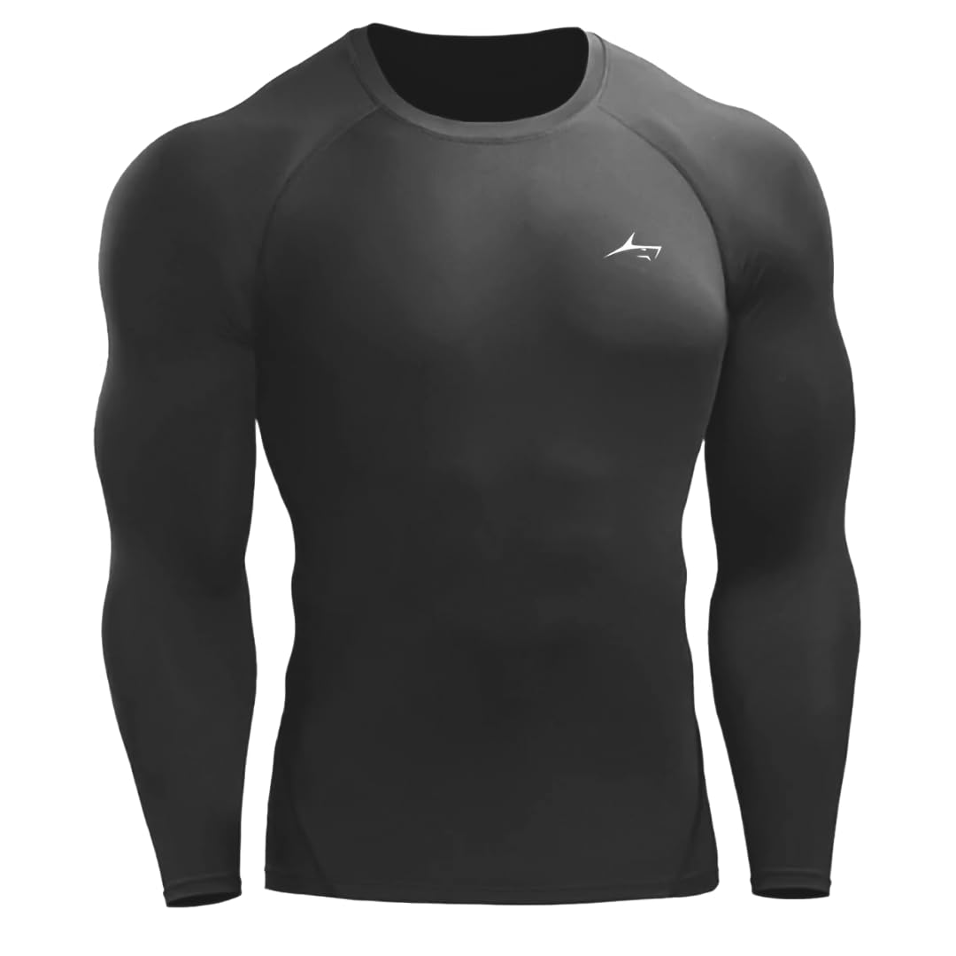 PROSHARX Grey Compression T-Shirt for Men