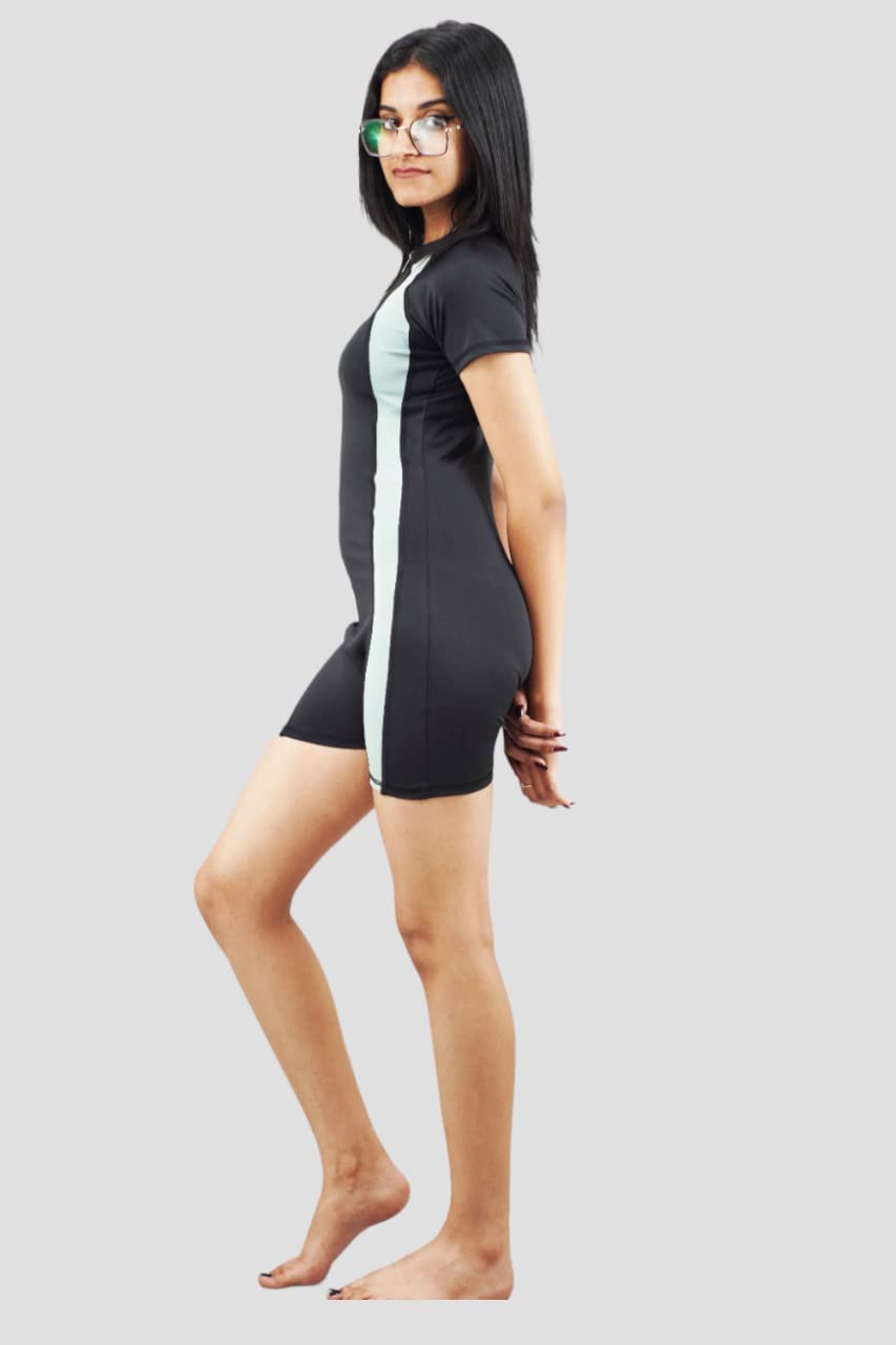 Imperative Women Monokini Swimsuit - Black/Frosty Green - Image 2