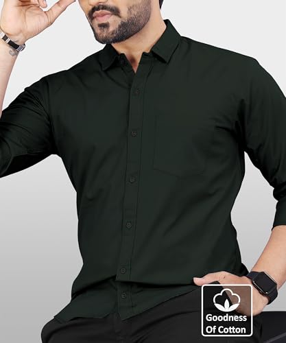 Urban Buccachi Men's Olive Cotton Shirt - Image 2