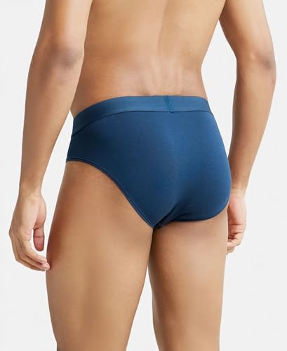 Jockey Men's Cotton Ultra Soft Brief - Petrol Blue - Image 3