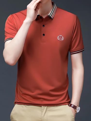 JVX Men's T-Shirt - Rust - Image 3