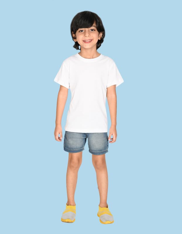 Nusyl Boys White Cotton T-Shirt - Image 4