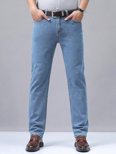 URBAN POCKETS Men's Jeans - Denim Straight Fit - Image 3
