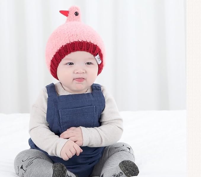 TopiBaaz Baby Winter Knit Cap - Ear Flap - Image 2