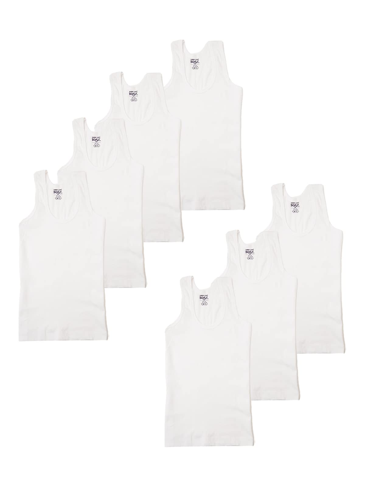Lux Cozi Boys White Cotton Vest