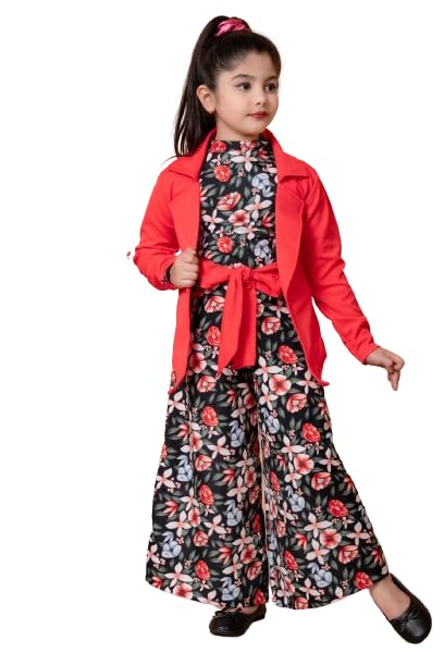 SPAMitude Girls Floral Jumpsuit