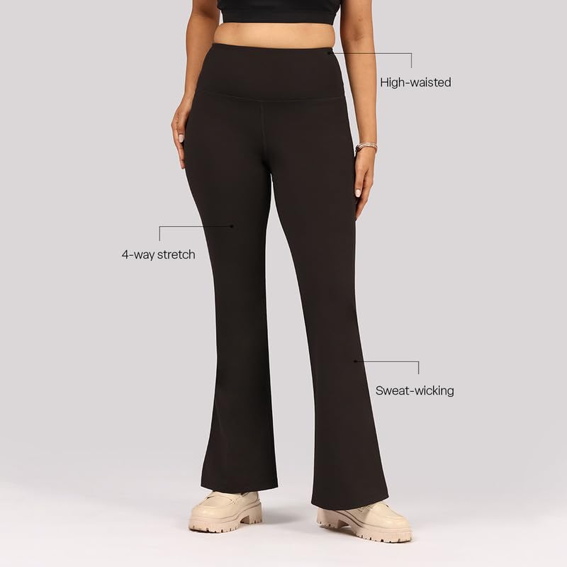 BlissClub Women's Flare Pants - High Waist - Image 4