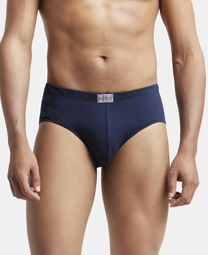 Jockey Men's Super Combed Cotton Brief - Deep Navy - Image 2