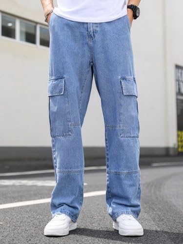 QNIM Men's Blue Denim Jeans - Image 2