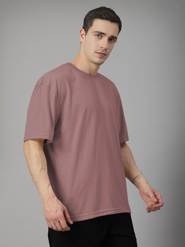 CHKOKKO Tshirts for Men - Blushpink - Image 4