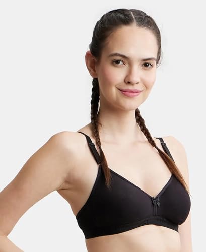 Jockey Wirefree Bra - Black - Image 2