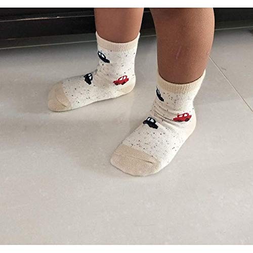 Cuteably Baby Boy Cotton Anti Skid Socks - Multi Color - Image 5