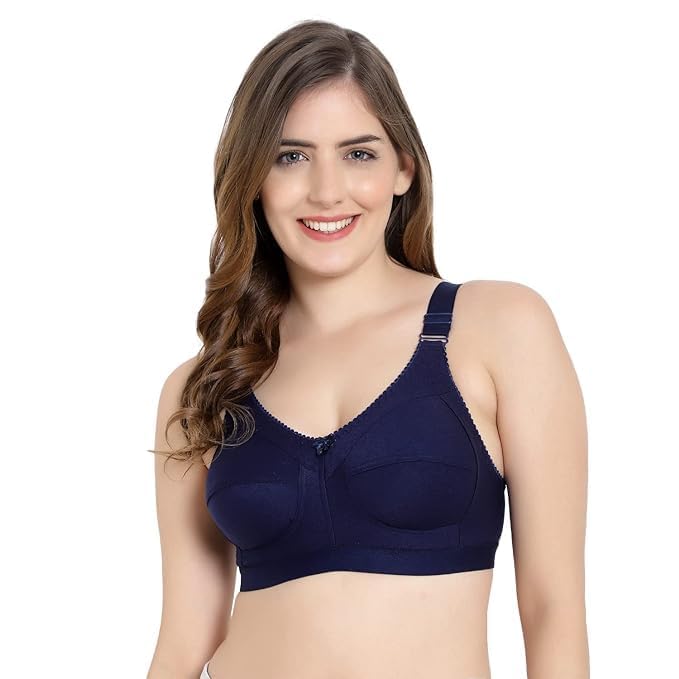Emavic Women's Cotton Blend Minimizer Bra - Image 2