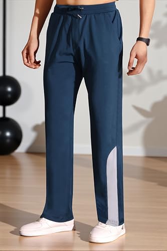 Flapfit Men's Track Pants - Airforce Blue - Image 4