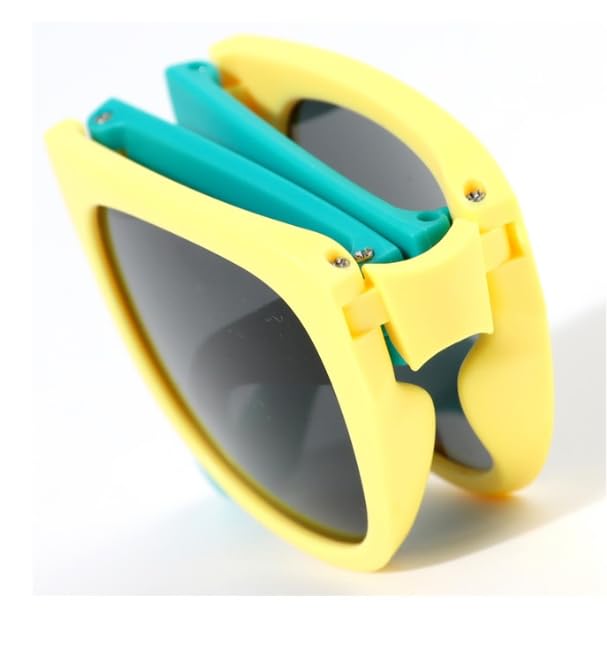 DC DECORIO Kids Foldable Sunglasses - Yellow - Image 5