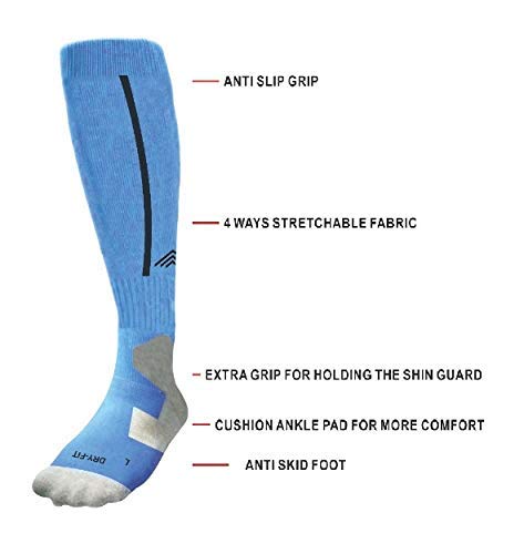 Just Rider Anti Slip Knee High Socks for Men & Women - Image 2