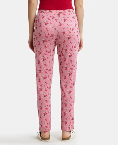 Jockey Women's Printed Pyjama Set with Lace Trim - Image 3