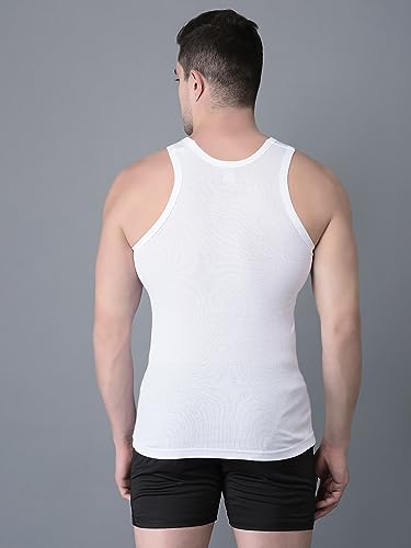 Dollar Bigboss Men's Cotton Stretch Rib Vests - Image 3
