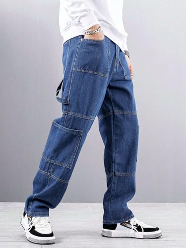 GRECIILOOKS Cargo Pant - Blue - Image 3