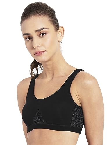 Jockey Women's Active Bra - Black Wirefree - Image 2