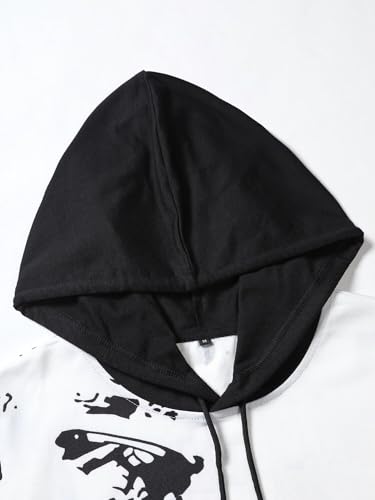 TOPLOT Unisex Woolen Blend Hoodie - White - Image 3