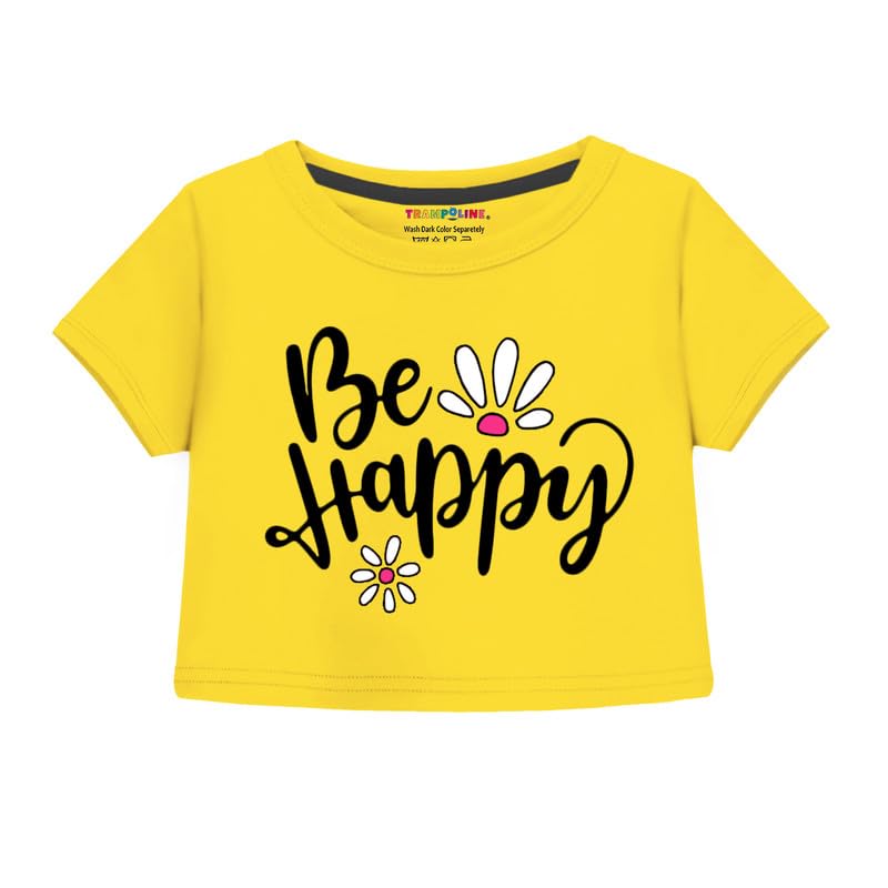 Trampoline Girls Printed Crop Top and Trackpant Set - Image 3