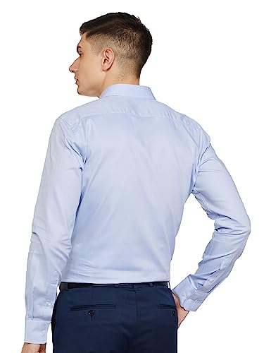 Park Avenue Men's Slim Fit Shirt - Light Blue - Image 2