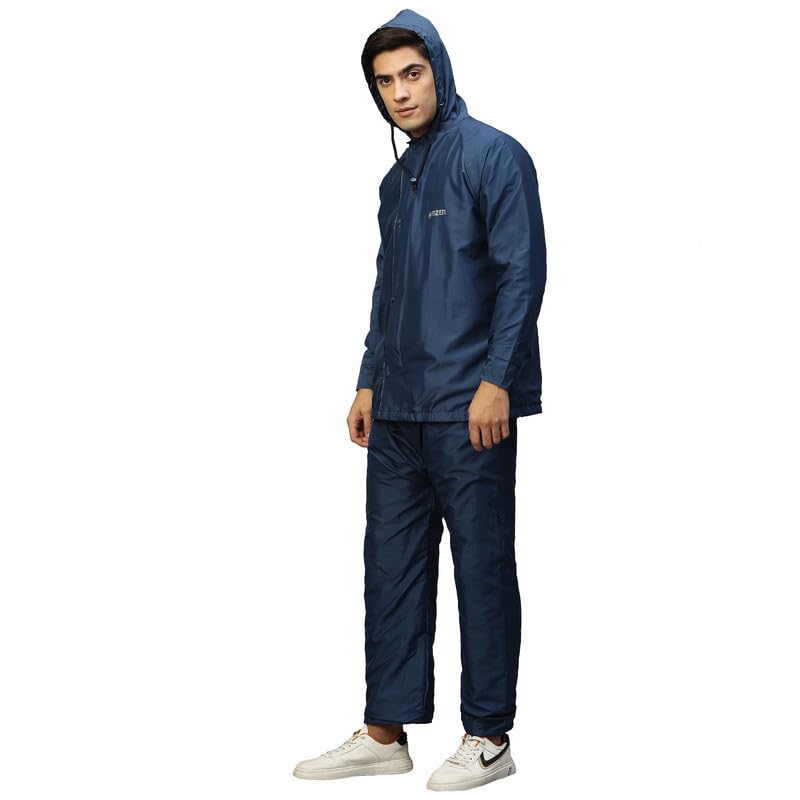Citizen Reversible Raincoat for Men - Waterproof Blue - Image 4