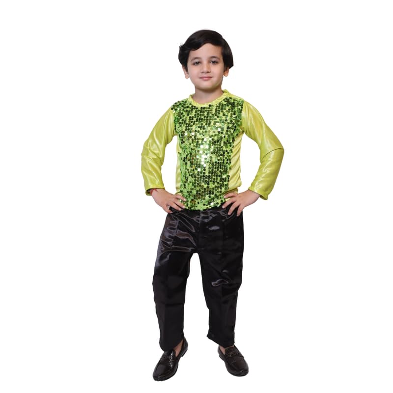 Kaku Green Lycra T-Shirt for Kids