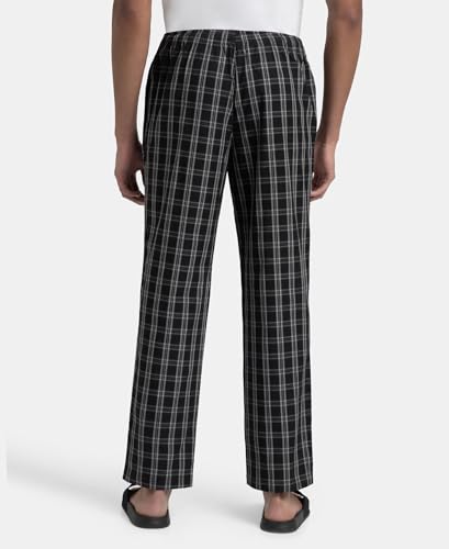 Jockey Men's Checkered Pyjama - Blue - Image 3