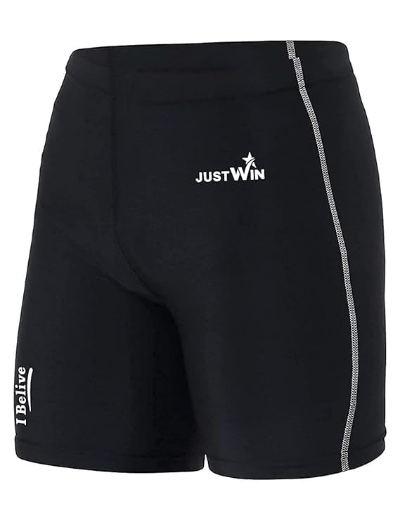 JUSTWIN Swimwear T-Shirt and Shorts for Men & Women - Black Grey - Image 3