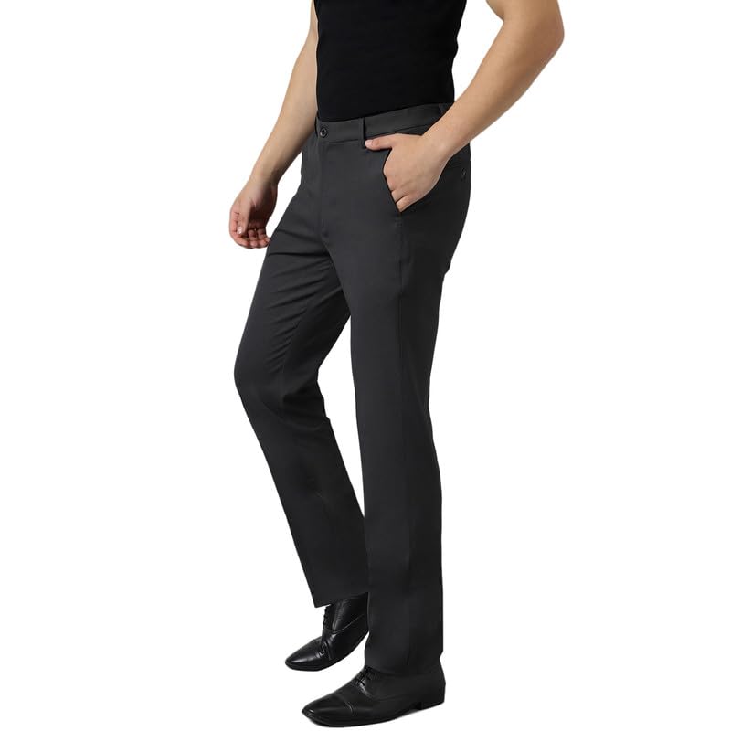 SUBTRACT Men Formal Trouser - Charcoalgrey - Image 2