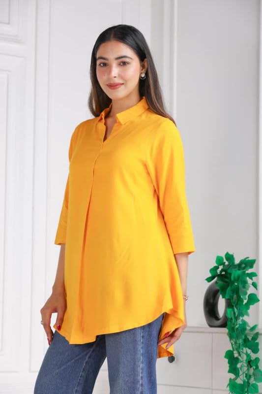 Mlada Rayon Flare Top for Women - Image 2
